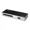StarTech.com dock USB-C e USB-A - Dock dual-monitor 4K 60Hz DisplayPort + HDMI - Docking station ibrida USB 3.0 per laptop USB-C o USB-A - 6x USB Type-A, GbE - USB 3.1 Gen 1 - Mac/Windows