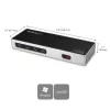 StarTech.com dock USB-C e USB-A - Dock dual-monitor 4K 60Hz DisplayPort + HDMI - Docking station ibrida USB 3.0 per laptop USB-C o USB-A - 6x USB Type-A, GbE - USB 3.1 Gen 1 - Mac/Windows