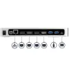 StarTech.com dock USB-C e USB-A - Dock dual-monitor 4K 60Hz DisplayPort + HDMI - Docking station ibrida USB 3.0 per laptop USB-C o USB-A - 6x USB Type-A, GbE - USB 3.1 Gen 1 - Mac/Windows