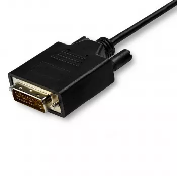 StarTech.com cavo USB-C a DVI da 10ft (3m) – 1080p (Single Link) cavo adattatore USB Type-C (DP Alt Mode HBR2) a DVI-Digital-Video – funziona con Thunderbolt 3 – da laptop a monitor/display DVI