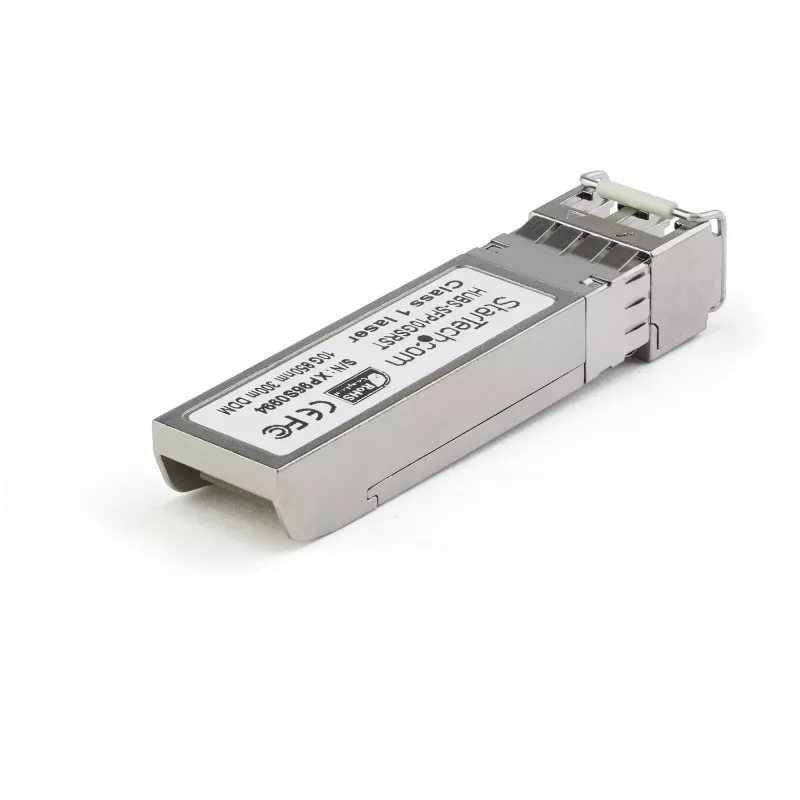 StarTech.com modulo SFP+ compatibile Dell EMC SFP-10G-SR - 10GBASE-SR - ricetrasmettitore ottico in fibra ottica multimodale MMF 10GbE - 10GE Gigabit Ethernet SFP+ - LC 400m - 850nm - DDM