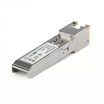 StarTech.com modulo SFP compatibile Juniper SFP-1GE-T – 1000BASE-T – SFP a RJ45 Cat6/Cat5e – 1GE Gigabit Ethernet SFP – RJ-45 100 m