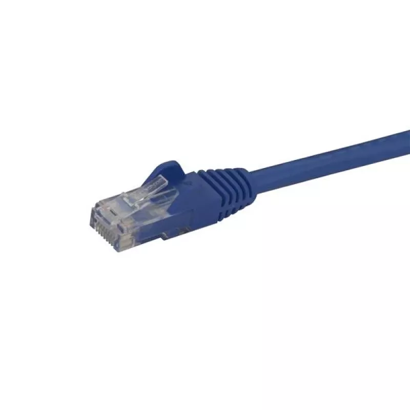 StarTech.com Cavo Ethernet CAT6 da 1,5 m – Blu – Cavo Ethernet Gigabit CAT6 – 250 MHz 100 W PoE RJ45 UTP Cavo di rete/patch con protezione linguetta e scarico di trazione – Testato singolarmente