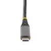 StarTech.com Adattatore multiporta USB-C, 4K 60Hz HDMI 2.0b, HDR, hub USB 3.2 Gen 2 10Gbps (2xUSB-C, 1xUSB-A), 100W PD Pass-Through, Mini Travel Dock, cavo da 12 pollici/30cm, docking station per laptop
