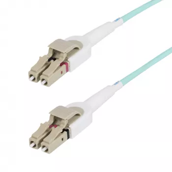 StarTech.com Cavo in fibra ottica LC a LC (UPC) OM4 commutabile da 5m (16.4ft) 50/125µm, 100G, cambio di polarità senza attrezzi, bassa attenuazione di inserzione – Cavo jumper in fibra ottica LSZH