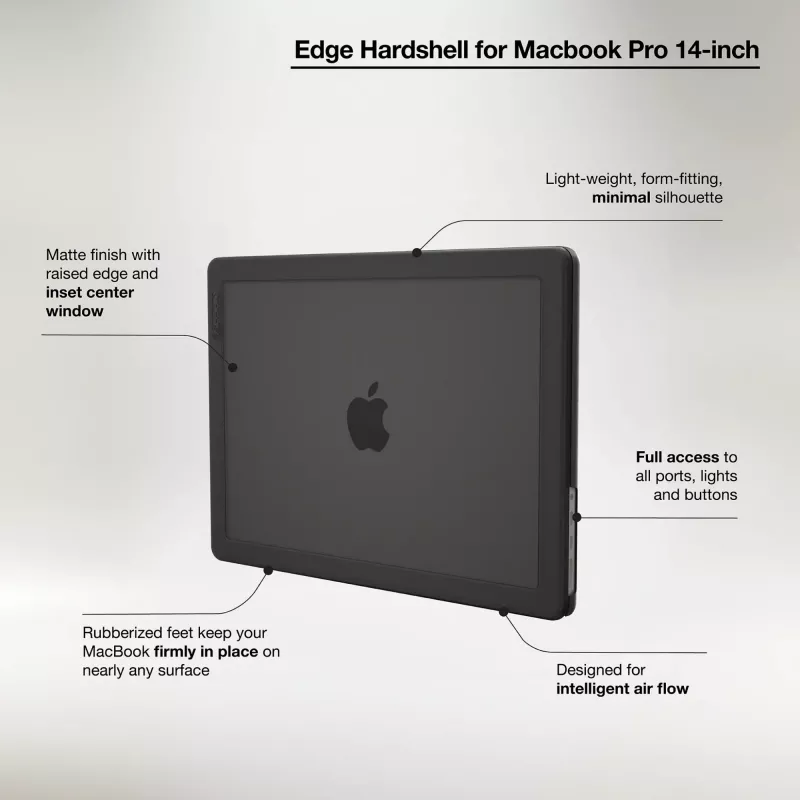 Incase Edge Hardshell Case con Makrolon® per MacBook Pro 14