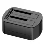 CoreParts MS-CLONER-SATA2.5-3.5 Docking station per unità di memoria Nero