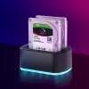 CoreParts MS-CLONER-SATA2.5-3.5 Docking station per unità di memoria Nero