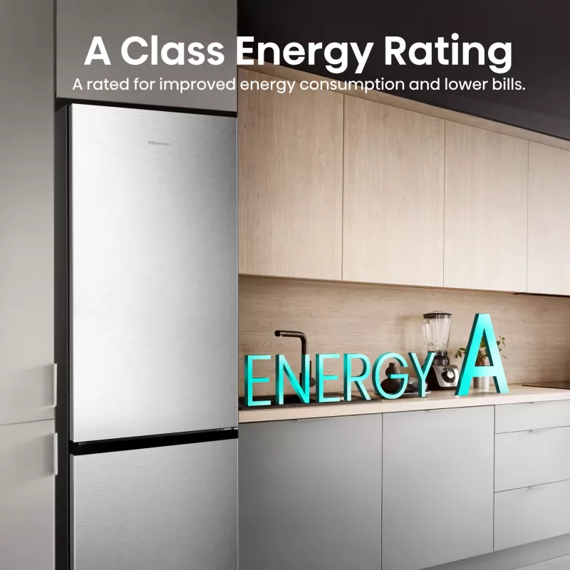 Hisense RB440N4ACA A libera installazione 336 L Acciaio inox