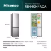Hisense RB440N4ACA A libera installazione 336 L Acciaio inox