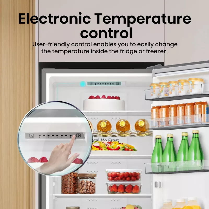 Hisense RB440N4ACA A libera installazione 336 L Acciaio inox