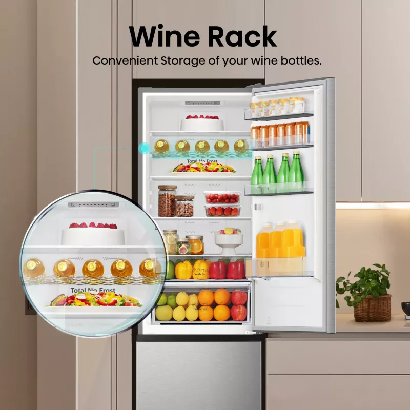 Hisense RB440N4ACA A libera installazione 336 L Acciaio inox