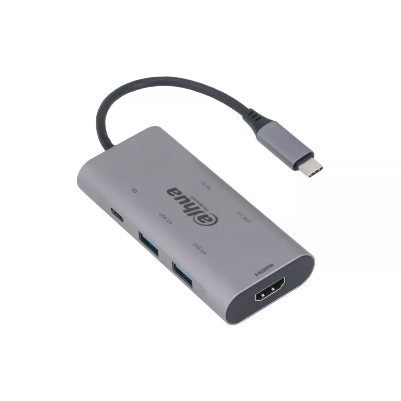 Dahua Technology docking station 7-in-1 USB 3.1 Type-C a USB 3.0 + HDMI + SD/TF + PD