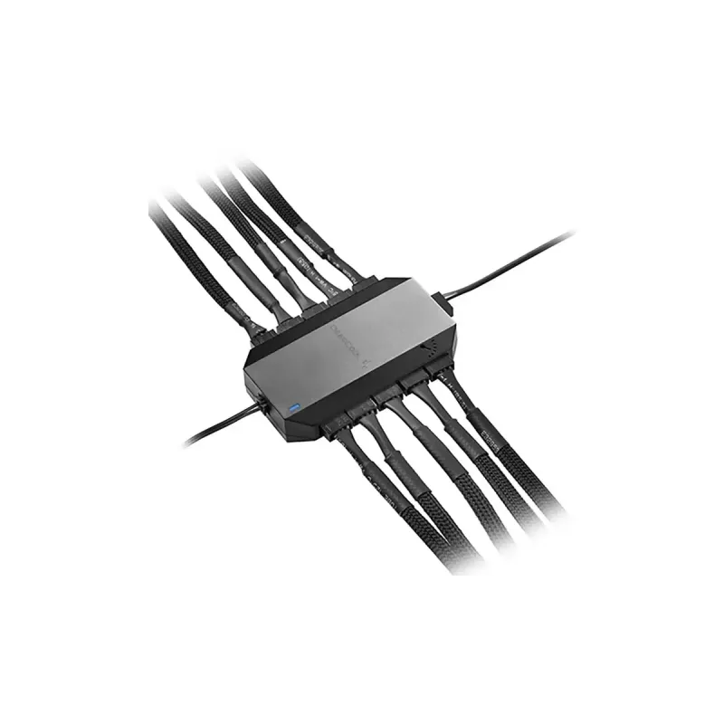 Controller per ventole DeepCool FH-10, connettore ventola 4 pin, nero, 80×46×15 mm