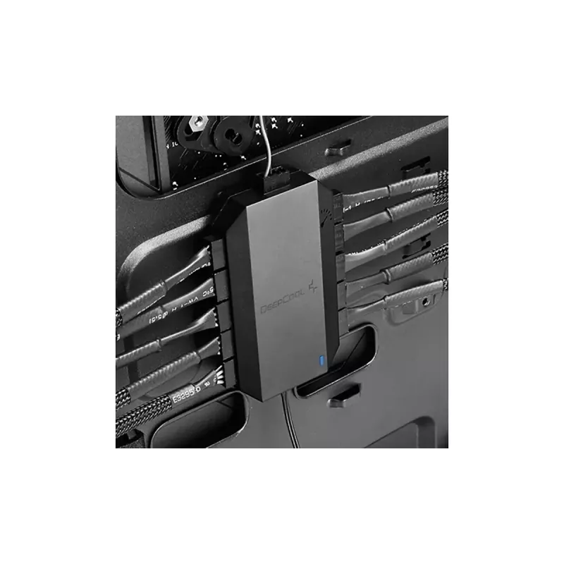 Controller per ventole DeepCool FH-10, connettore ventola 4 pin, nero, 80×46×15 mm
