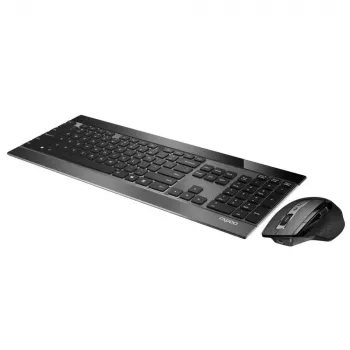 Tastiera e mouse Rapoo 9900m Office QWERTZ nero