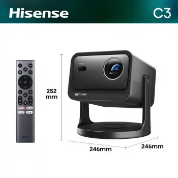 Proiettore HISENSE C3 4K Trichroma laser beam 2.500 ANSI-Lumen, modello 20017736
