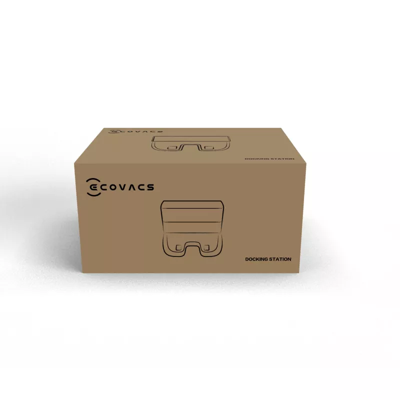 Stazione di ricarica Ecovacs D-CD01-2051 per robot aspirapolvere, modelli compatibili, nero/bianco