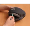 Massaggiatore per occhi SKG ES500, a batteria, massaggio a compressione, funzione calore, 10 W, grigio
