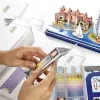 Puzzle 3D CubicFun City Line Dubai LED, 182 pezzi, 532×48 mm, da 10 anni