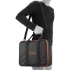 Borsa per fotocamera Godox CB-12 per AD600Pro, flanella/nylon, nero e arancione, con tracolla