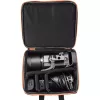 Borsa per fotocamera Godox CB-12 per AD600Pro, flanella/nylon, nero e arancione, con tracolla
