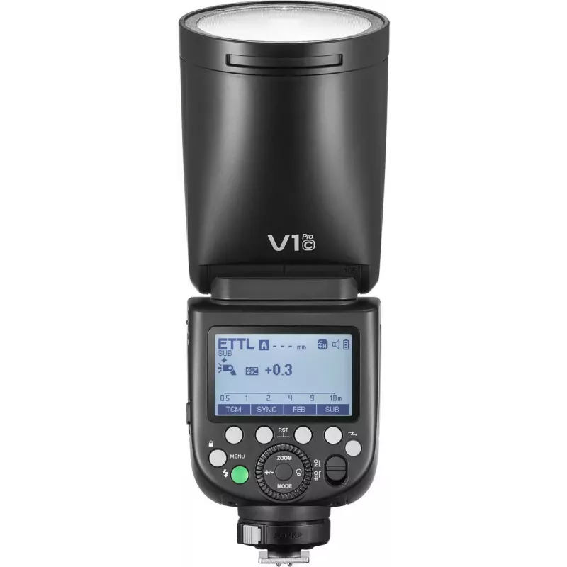 Flash per videocamera Godox V1Pro nero tempo di riciclo 1,5 s