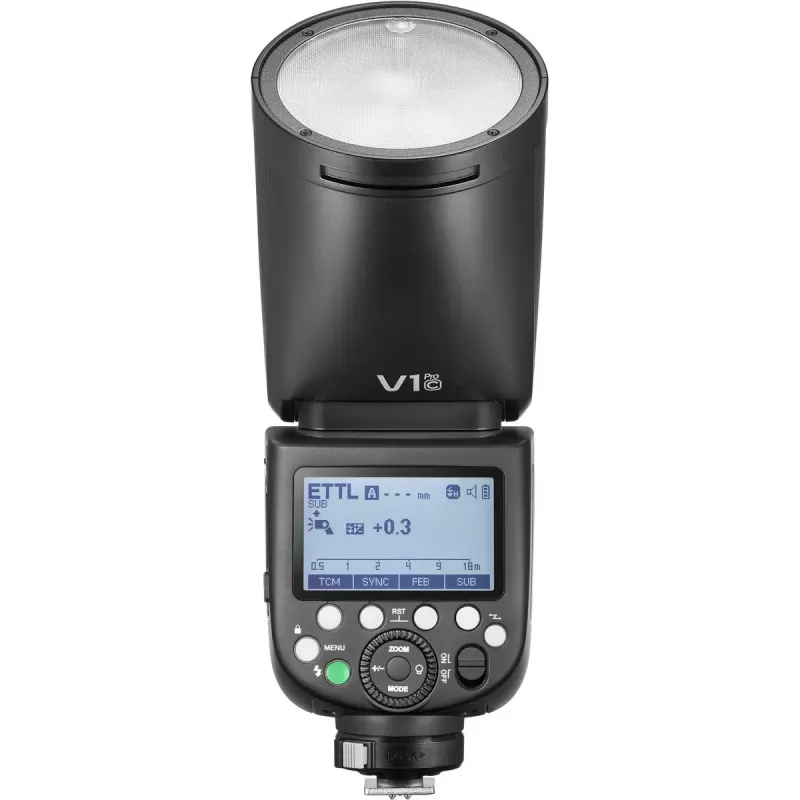 Flash per videocamera Godox V1Pro nero tempo di riciclo 1,5 s
