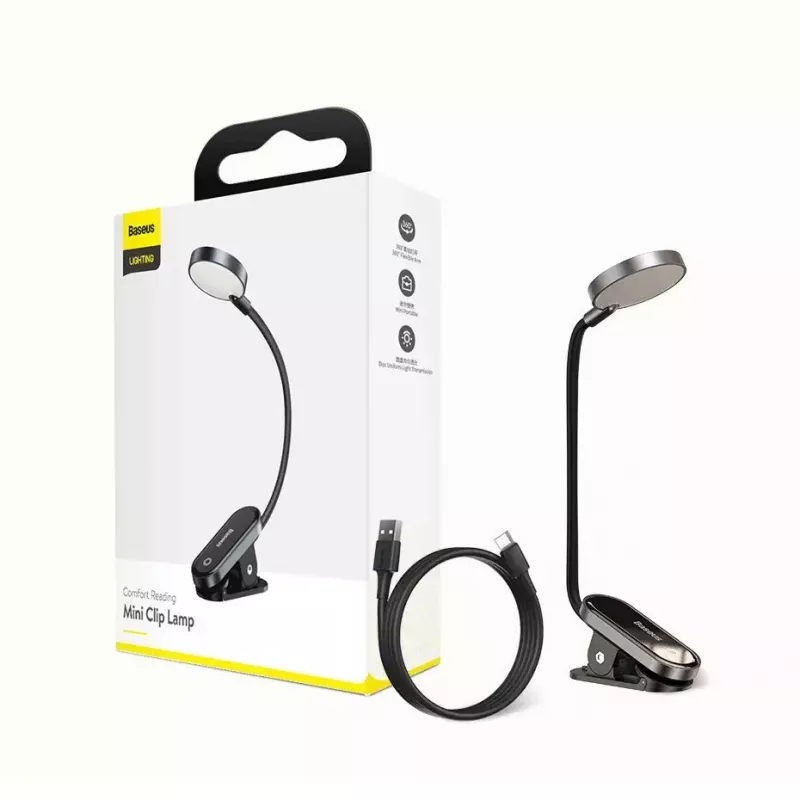 Lampada da tavolo Baseus DGRAD-0G grigio