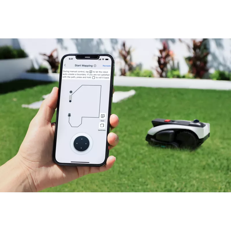 Ecovacs GOAT O1200 LiDAR PRO EU robot rasaerba a batteria nero, bianco