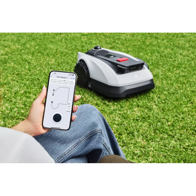 Ecovacs GOAT O1200 LiDAR PRO EU robot rasaerba a batteria nero, bianco