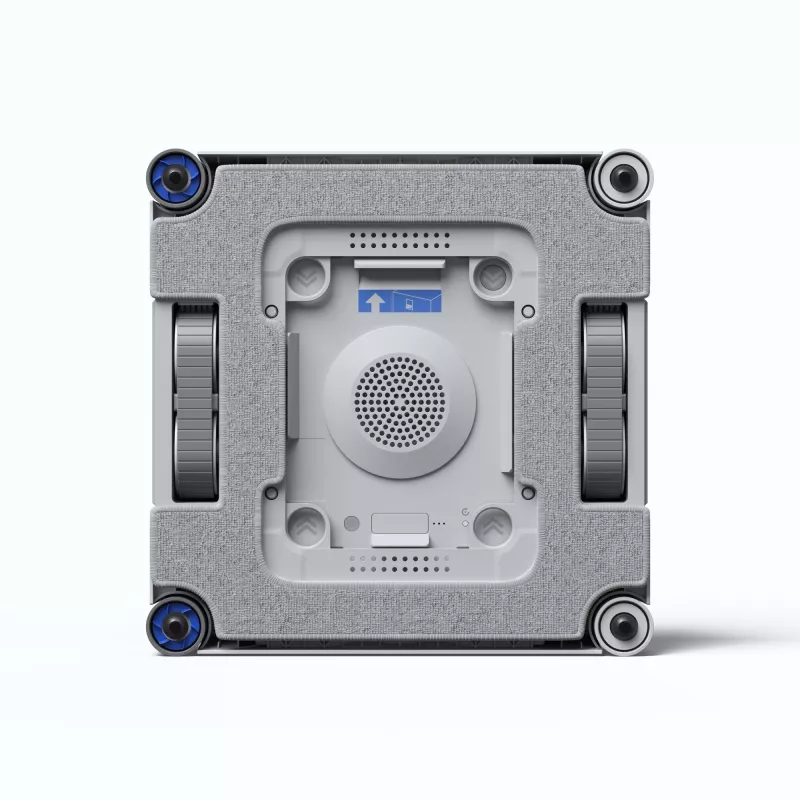 Robot lavavetri Ecovacs WINBOT W3 OMNI, batteria ricaricabile 4500 mAh, 270×270×76 mm, argento/bianco