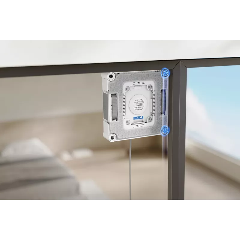 Robot lavavetri Ecovacs WINBOT W3 OMNI, batteria ricaricabile 4500 mAh, 270×270×76 mm, argento/bianco