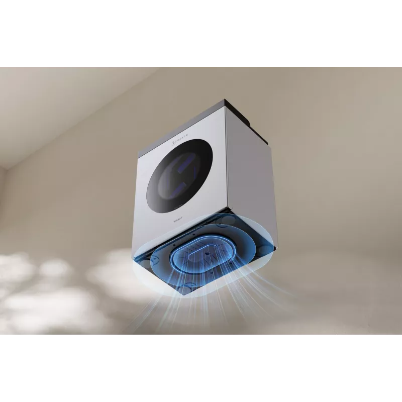 Robot lavavetri Ecovacs WINBOT W3 OMNI, batteria ricaricabile 4500 mAh, 270×270×76 mm, argento/bianco