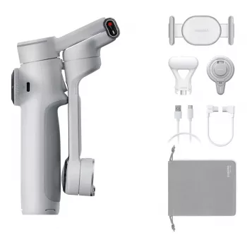 Stabilizzatore per camera smartphone Insta360 Flow 2 Pro Creator Bundle rotazione 360°