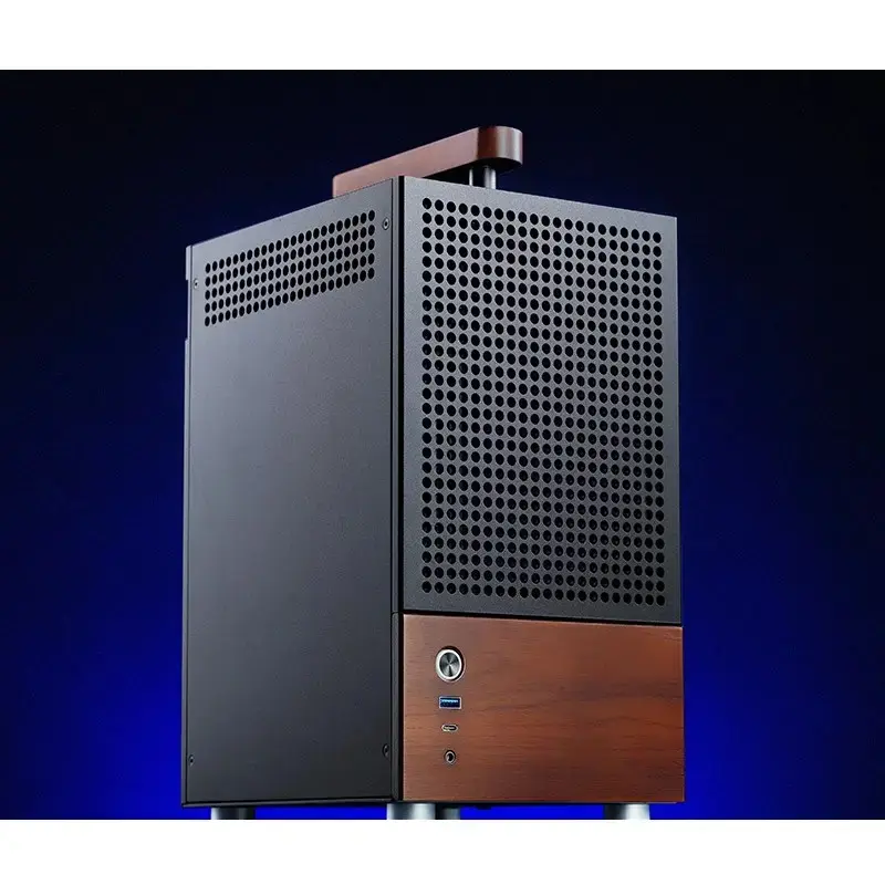 Case per PC Jonsbo T6, mini tower, Mini-ITX, nero