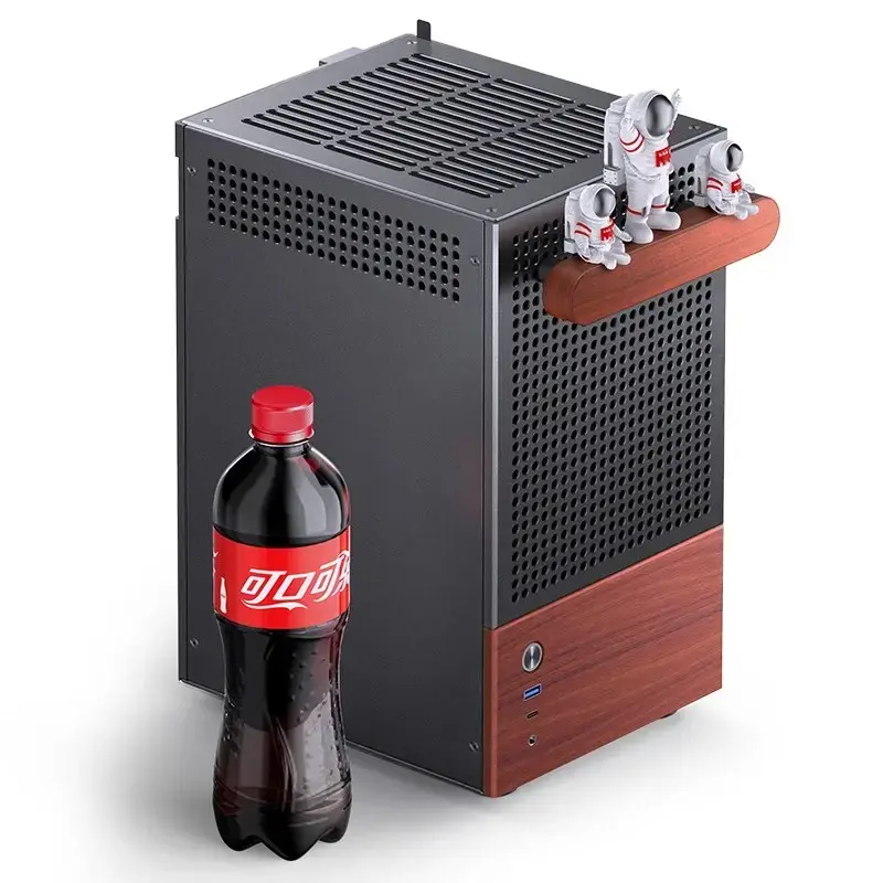 Case per PC Jonsbo T6, mini tower, Mini-ITX, nero