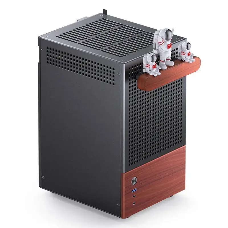 Case per PC Jonsbo T6, mini tower, Mini-ITX, nero