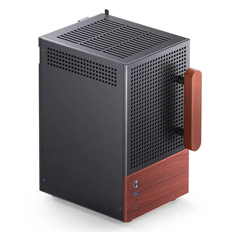 Case per PC Jonsbo T6, mini tower, Mini-ITX, nero