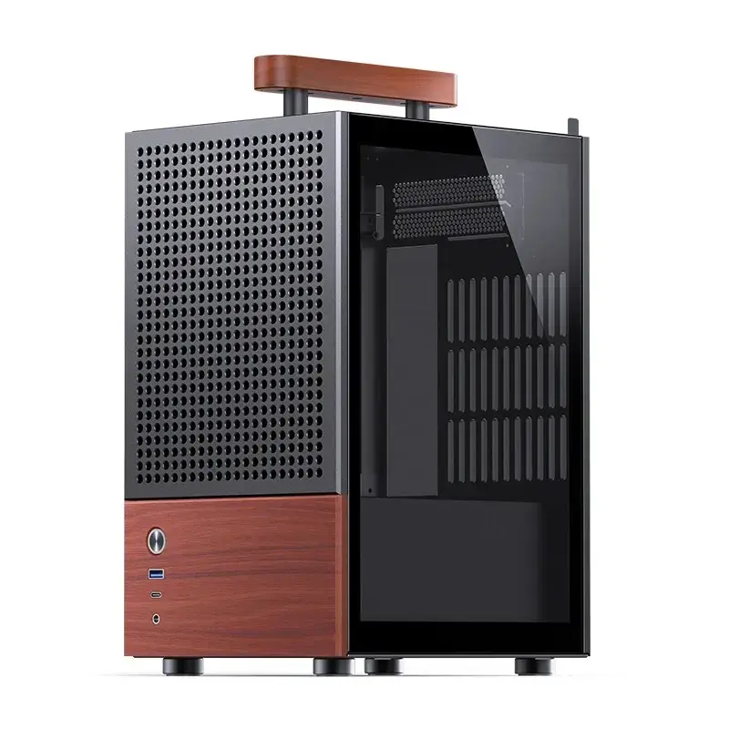 Case per PC Jonsbo T6, mini tower, Mini-ITX, nero