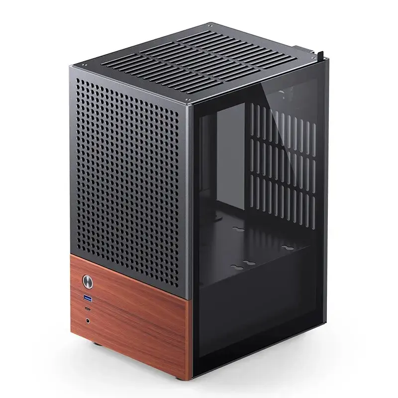 Case per PC Jonsbo T6, mini tower, Mini-ITX, nero