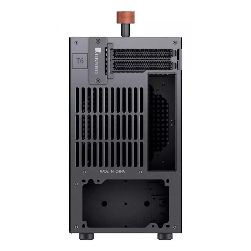 Case per PC Jonsbo T6, mini tower, Mini-ITX, nero