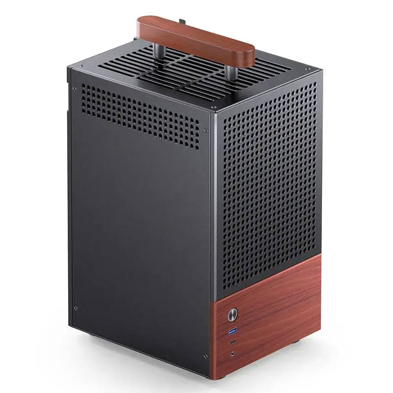 Case per PC Jonsbo T6, mini tower, Mini-ITX, nero