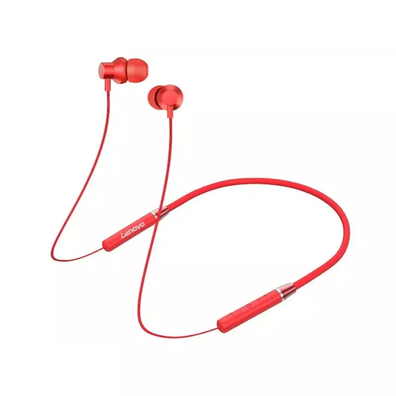 Auricolari Bluetooth senza fili Lenovo HE05 rosso