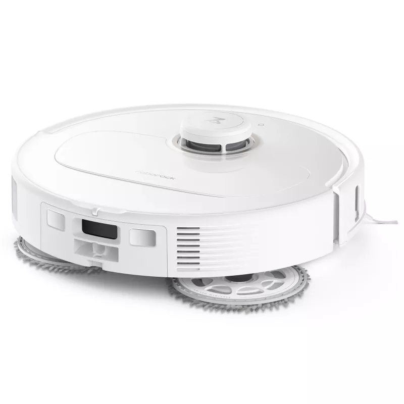 Robot aspirapolvere Roborock Qrevo MaxV (con RDS) bianco con stazione di riempimento e asciugatura automatica