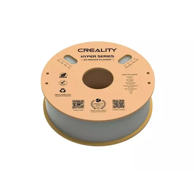 Materiale per stampa 3D Creality 3D 3301010335 polilattide (PLA) bianco 1 kg
