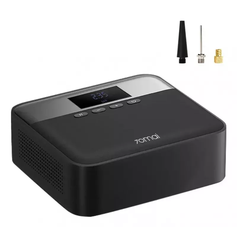 Compressore d'aria 70mai TP03 — 12V DC/presa accendisigari, nero, universale, include adattatore rubinetto a sfera