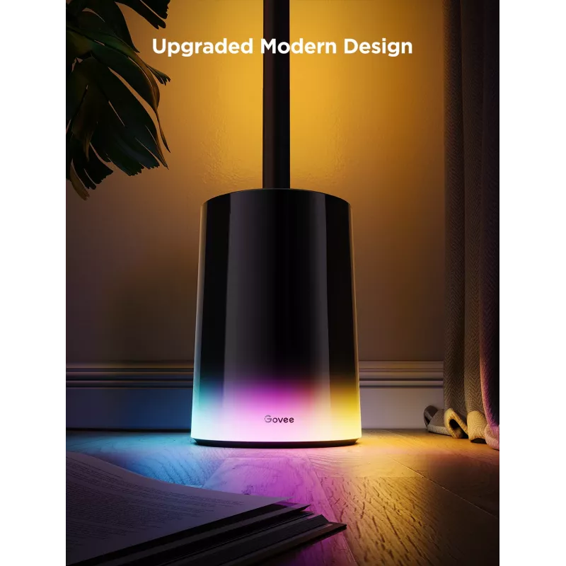 Govee Floor Lamp 2 lampada da terra, compatibile Matter, nero