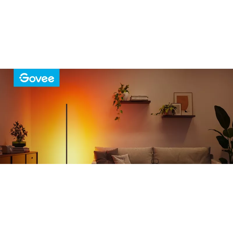 Govee Floor Lamp 2 lampada da terra, compatibile Matter, nero