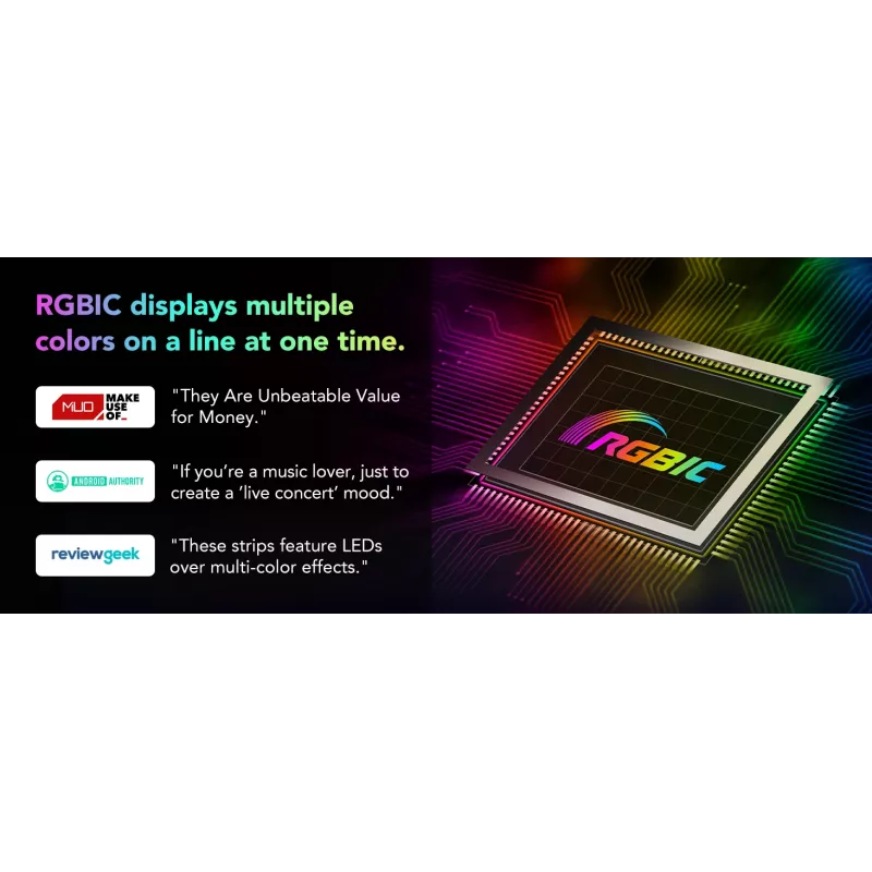Govee H612FCD1 striscia LED RGB, 3 metri